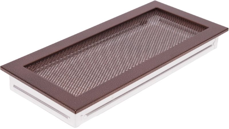 Kaminrist i antik kobber 17 x 37 cm