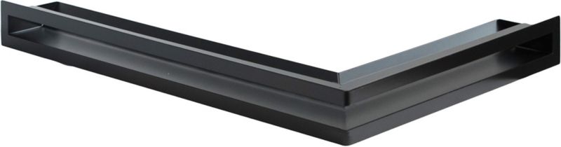 NORDflam Aero ventilationsrist 38 x 58 x 6 cm højre sort