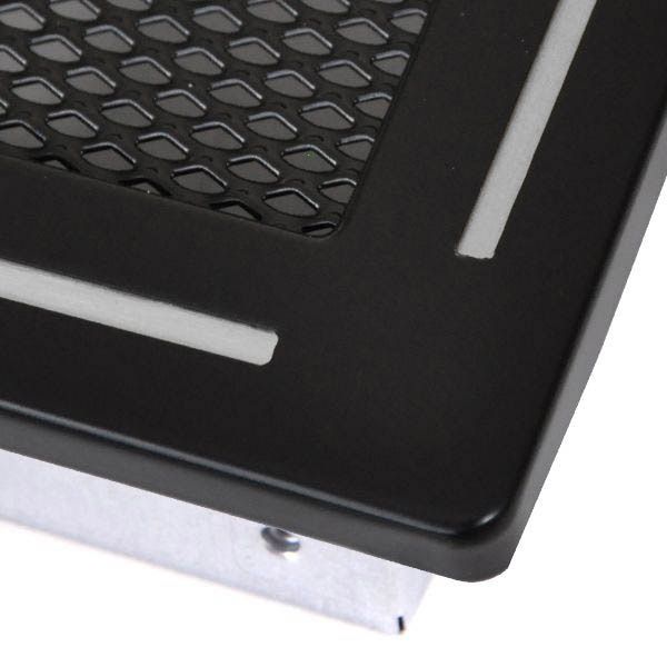 Parkanex Trend rist med jalousi 16 x 16 cm mat-sort