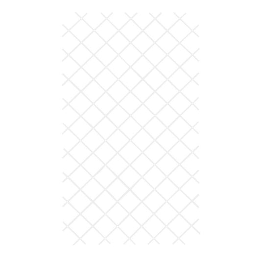 Udtrækkelig PVC‑gitter 100 x 200 cm hvid