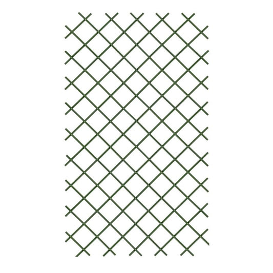 Udvidelig PVC‑gitter 100 x 200 cm grøn