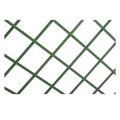 Udvidelig PVC‑gitter 100 x 200 cm grøn