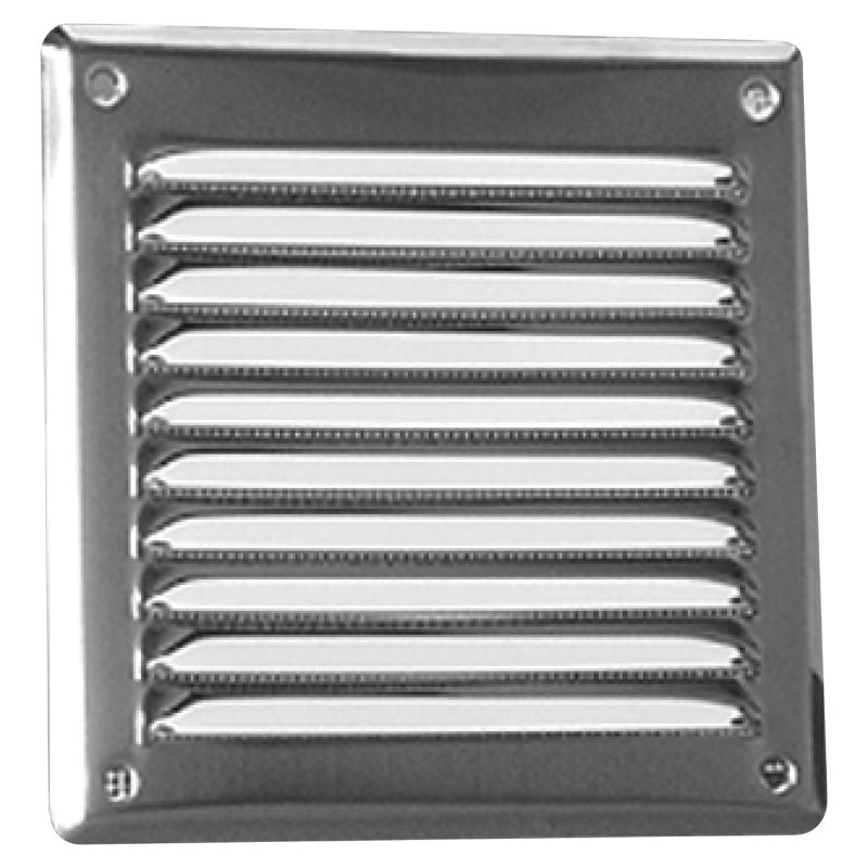 Ventilationsrist Vents 175 x 175 mm krom