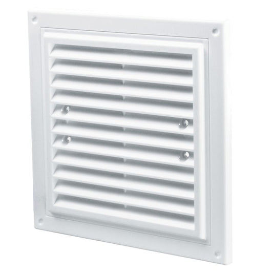 Hvid ventilationsrist Vents 205 x 205 mm