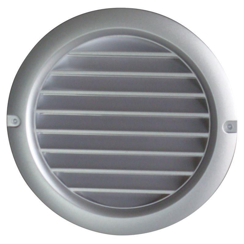 Ventilationsrist Vents Ø 100 mm sølv