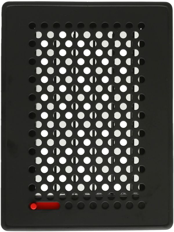 Ventilationsrist med jalousi Darco Trend KRVTZ 200 x 145 mm sort