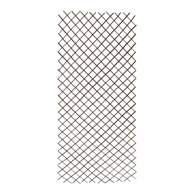Udvidelig pileflet-gitter 180 x 90 cm