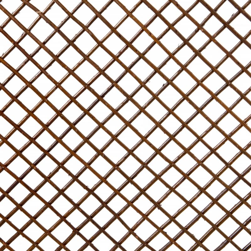 Udvidelig pileflet-gitter 180 x 90 cm