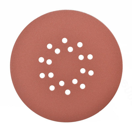 Velcro-slipskive MacAllister med huller 225 mm P120, 5 stk.