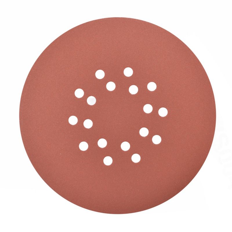 Velcro-slipskive MacAllister med huller 225 mm P180, 5 stk.