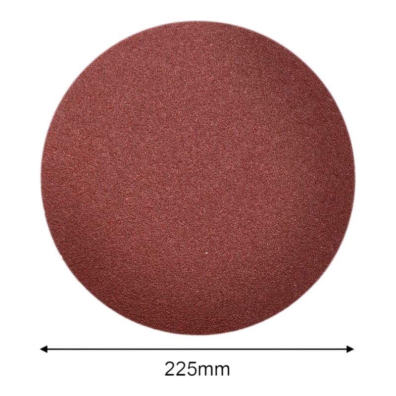 MacAllister velcro-slipskive med huller 225 mm P40