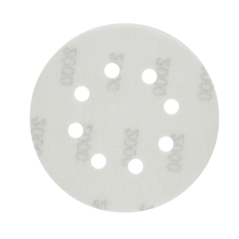 Universal velcro-slipskive 125 mm P2000 med huller, 5 stk.