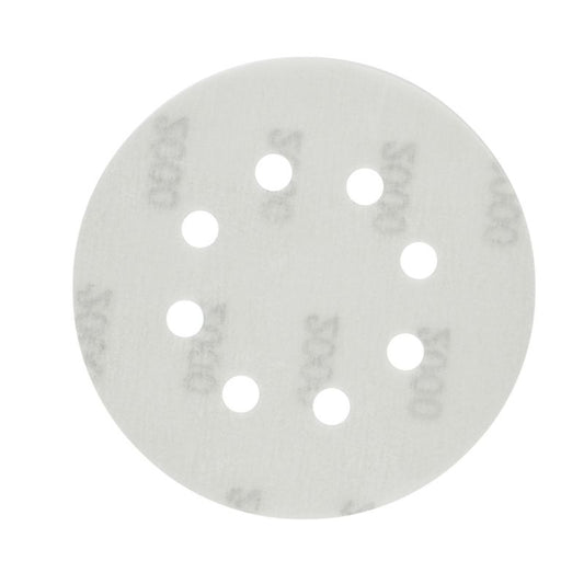 Universal velcro-slipskive 125 mm P2000 med huller, 5 stk.
