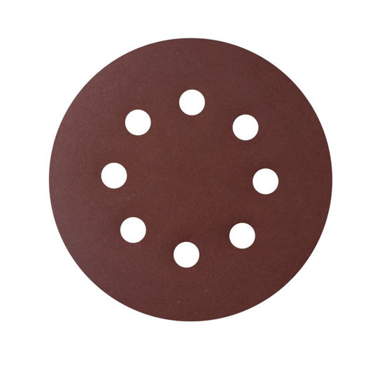 Universal velcro-slipskive 125 mm P400 med huller, 5 stk.