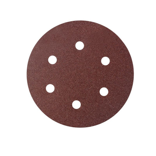 Universal velcro-slipskive 150 mm P240 med huller, 5 stk.