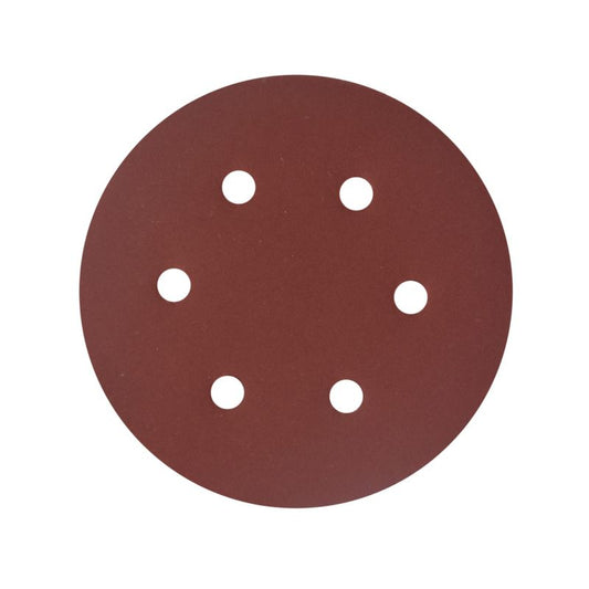 Universal velcro-slipskive 150 mm P320 med huller, 5 stk.