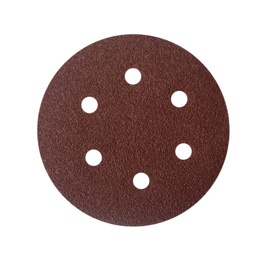 Universal velcro-slipskive 150 mm P40 med huller, 5 stk.