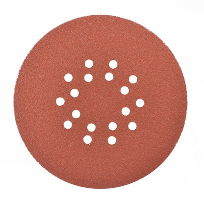 Universal velcro-slipskive 225 mm P40 med huller, 5 stk.