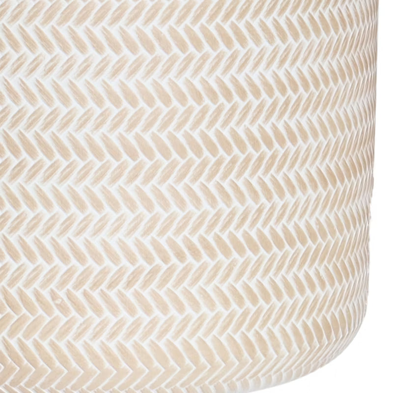 Krukke 36 cm Beige Rattanlook