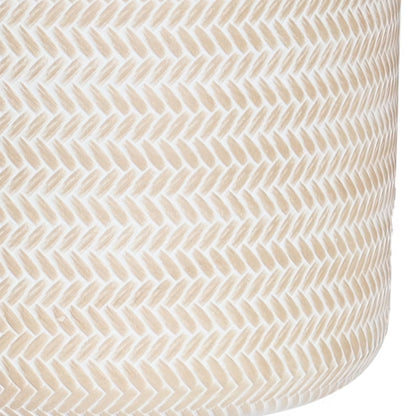 Krukke 36 cm Beige Rattanlook