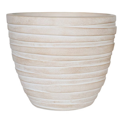 Krukke 37 cm Beige Ler