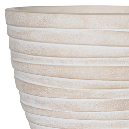 Krukke 37 cm Beige Ler
