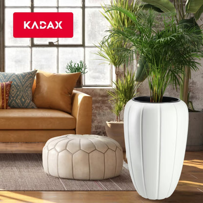 Krukke 3D 60 cm Hvid med Indsats