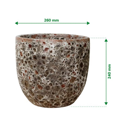 Krukke Antique 21 cm Antik Brun Keramik