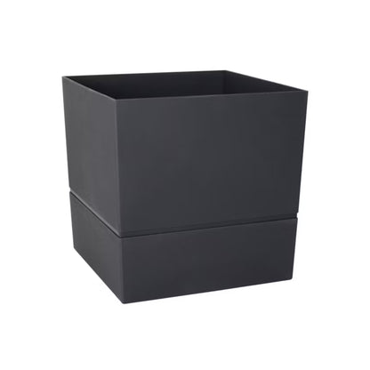 Krukke Aquaduo Kvadratisk 25 cm Antracit