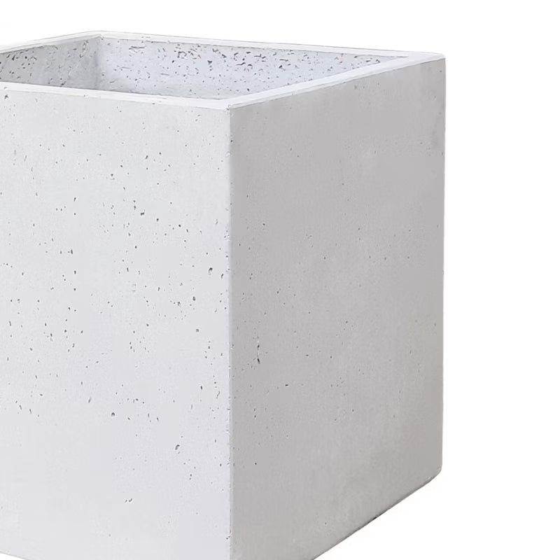 Krukke Betoneffekt Kvadratisk 30x30 cm Lysegrå