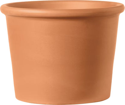 Krukke Cilindro Bordato Ø49 cm Terracotta