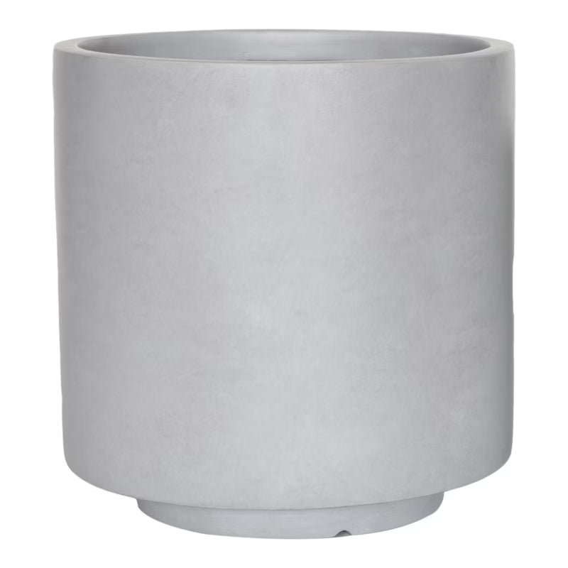 Krukke Cylinder 32x33 cm Grå Fiberler