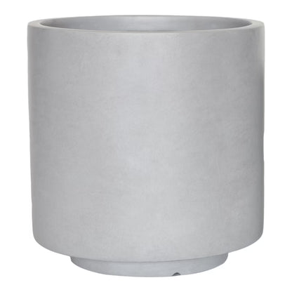 Krukke Cylinder 32x33 cm Grå Fiberler