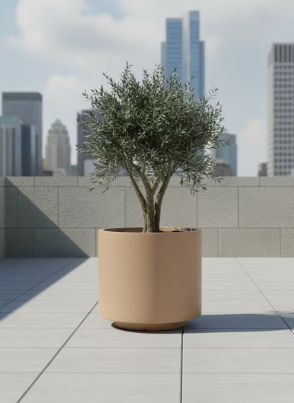Krukke Cylinder Ø32 cm Brun