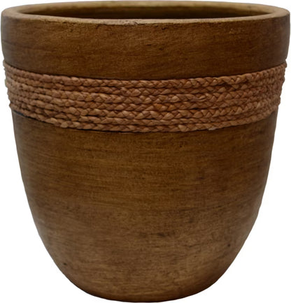 Krukke med Flet Ø36x38 cm Keramik