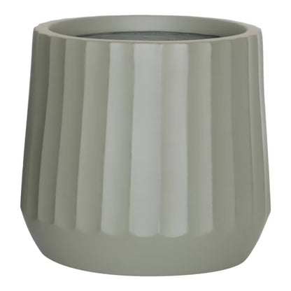 Krukke Rillet 28 cm Grøn