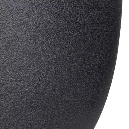 Krukke Rund 37 cm Sort Steneffekt