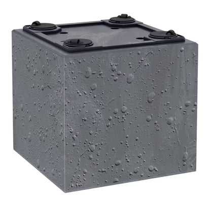 Krukke Sierra Firkantet Betoneffekt 30 cm Marengo