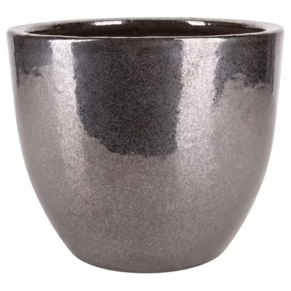 Krukke Soller Ø38x31 cm Metallisk Sølv