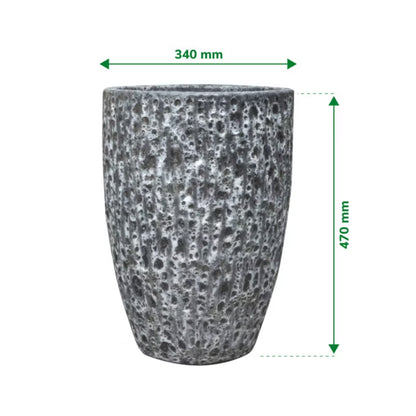 Krukke Volcanic 34 cm Grå