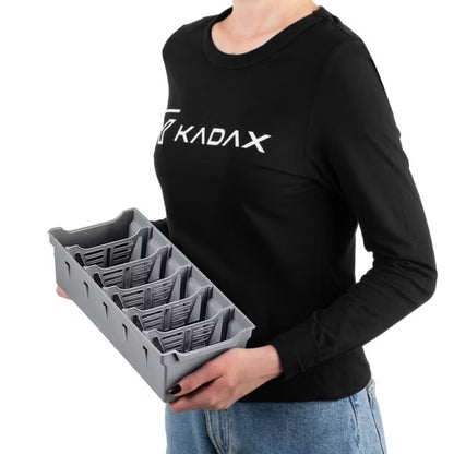 Krydderiindsats til Skuffe 30x15x8 cm Grå