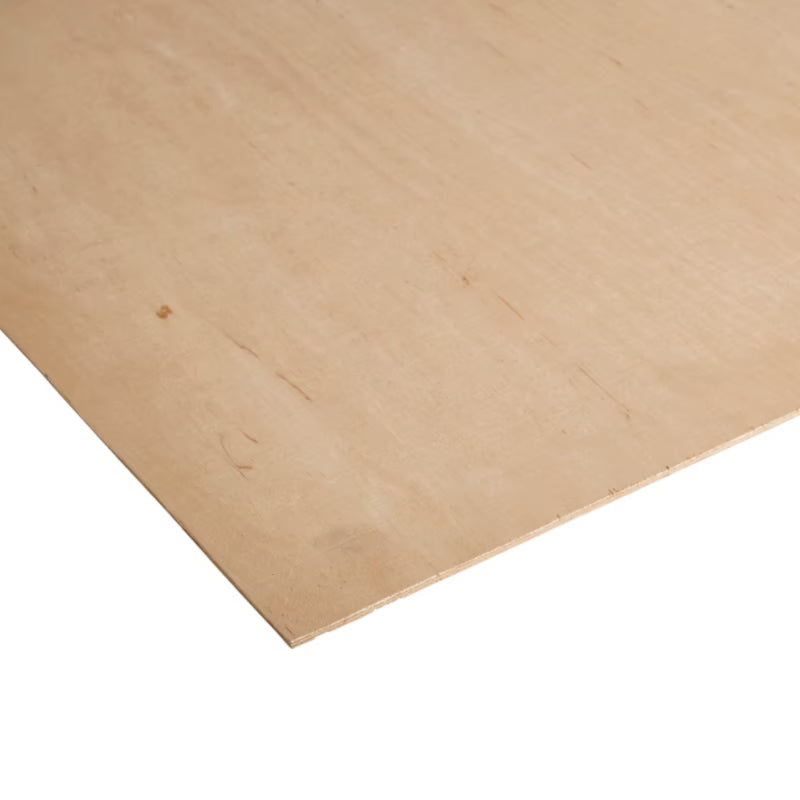 Krydsfiner Løvtræ 4 mm 125x250 cm 3,125 m²