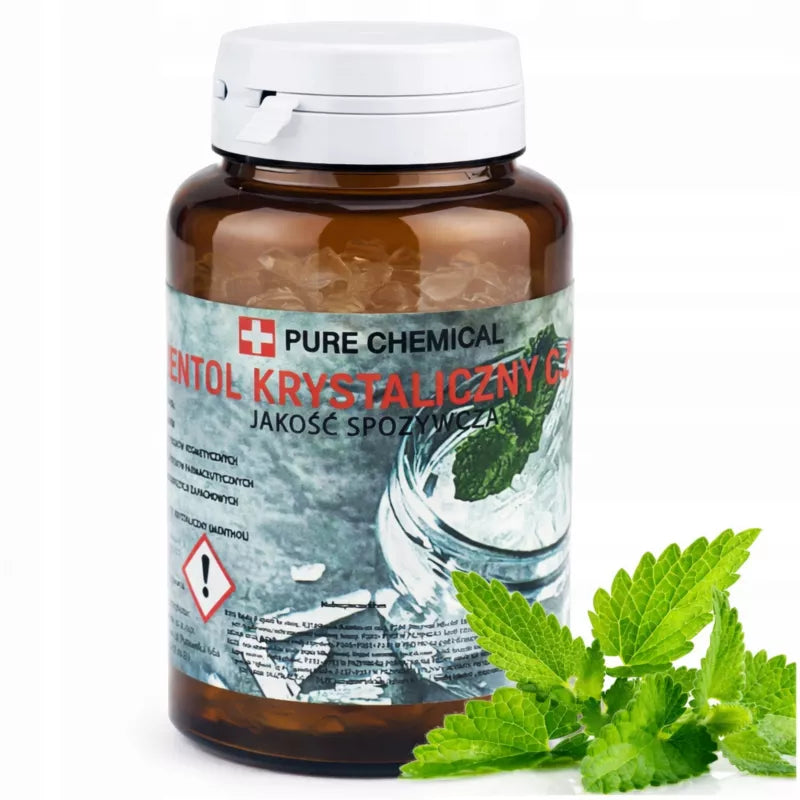 Krystallinsk Mentol 100 g til Aromaterapi