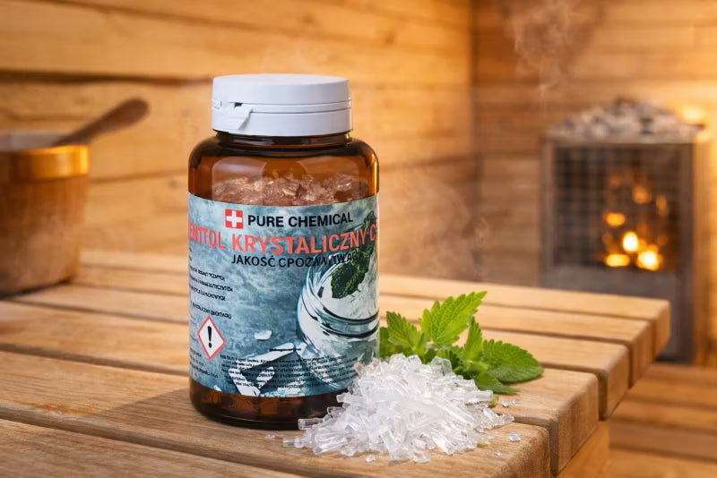 Krystallinsk Mentol 100 g til Aromaterapi