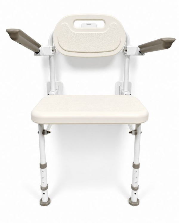 Brusebadstol ANCONA Højdejusterbar 82-92 cm Bæreevne 220 kg