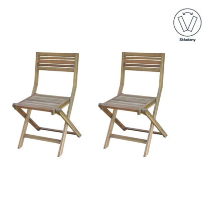 GoodHome Lyco foldestol 2 stk.