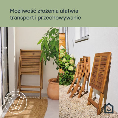 GoodHome Lyco foldestol 2 stk.