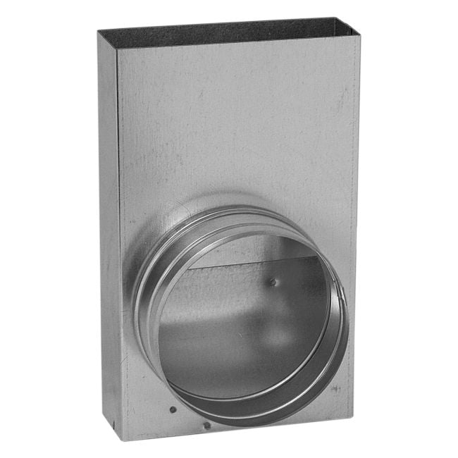 Ventilationsfittings L 150x50x150 mm Galvaniseret Stål