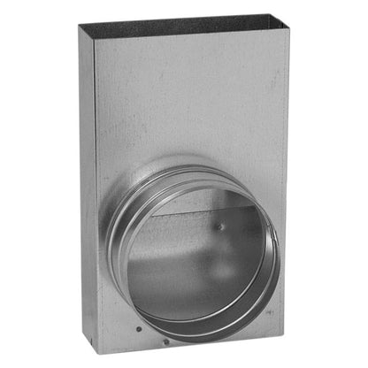 Ventilationsfittings L 150x50x150 mm Galvaniseret Stål