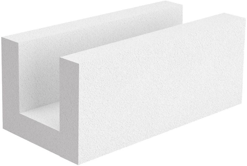 U-formet blok 24 x 24 x 59 cm